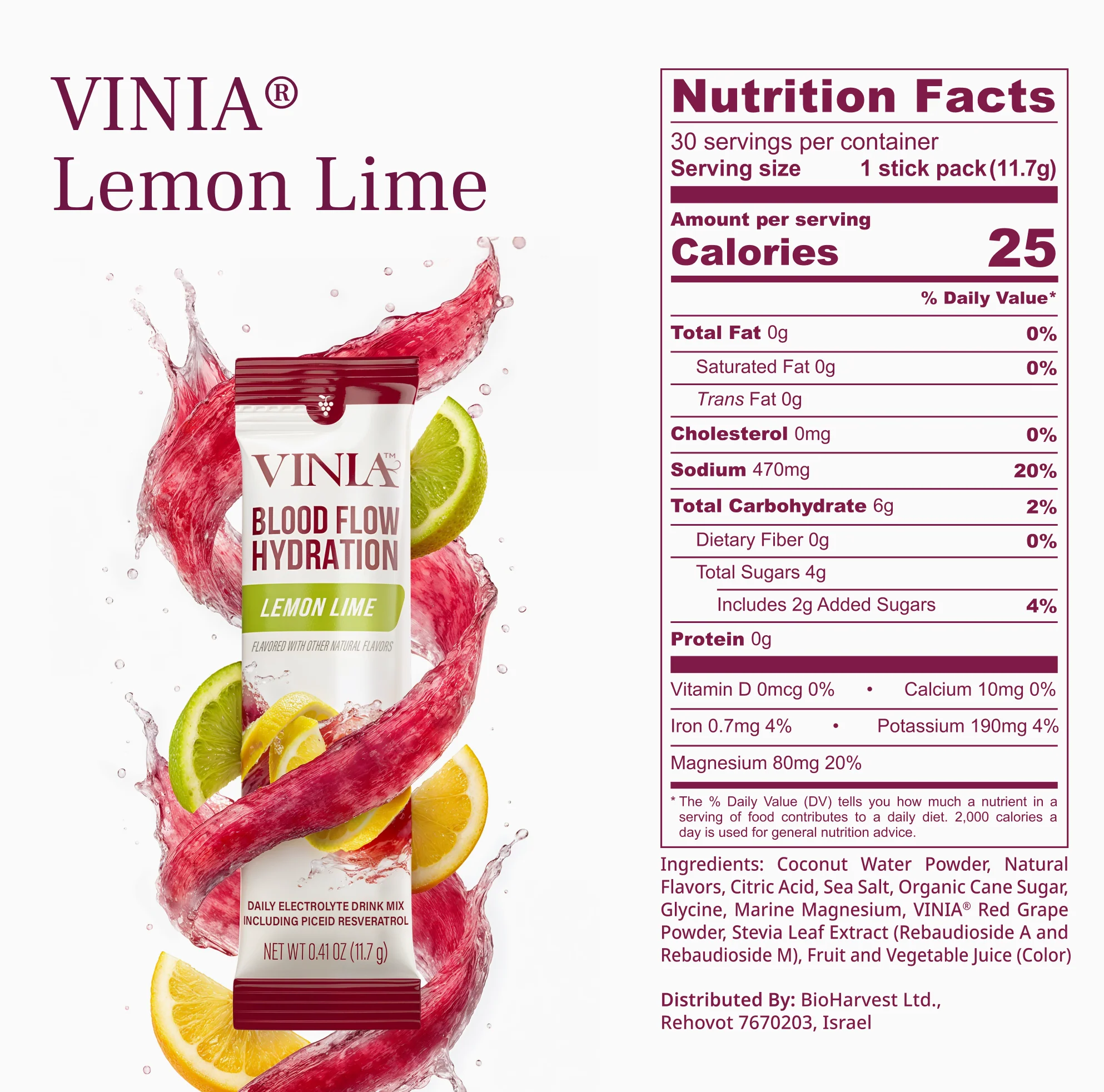 VINIA® Hydration Lemon Lime - Image 4