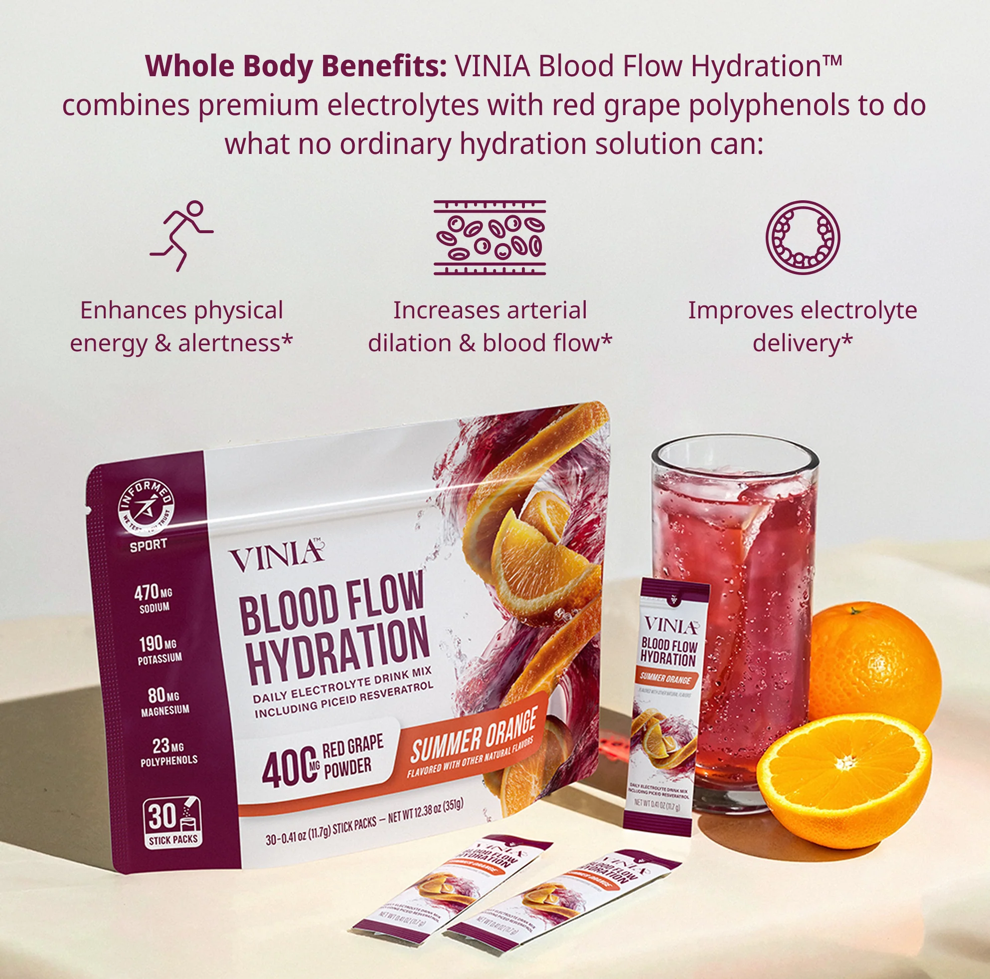 VINIA® Hydration Summer Orange - Image 5